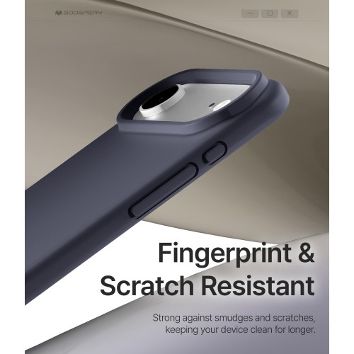 Dėklas Mercury Pure Magsafe Silicon Case Apple iPhone Air tamsiai mėlynas