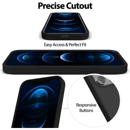 Dėklas Mercury Pure Magsafe Silicon Case Samsung A376 A37 5G juodas