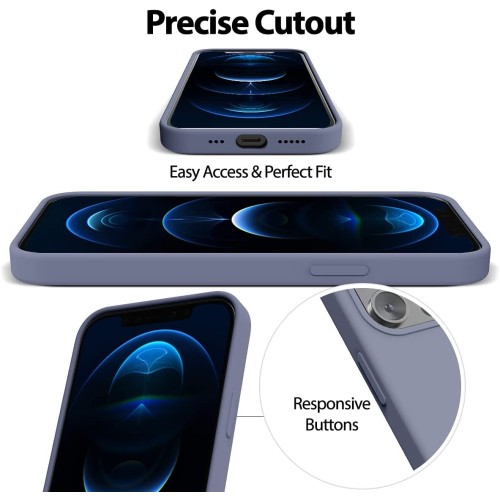 Dėklas Mercury Pure Magsafe Silicon Case Samsung A576 A57 5G levandos pilka
