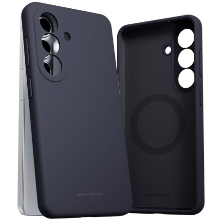 Dėklas Mercury Pure Magsafe Silicon Case Samsung S942 S26 tamsiai mėlynas