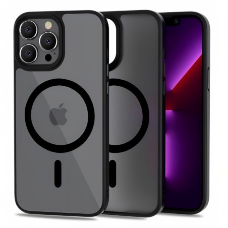 Dėklas Reach Matte MagSafe Apple iPhone 15 juodas
