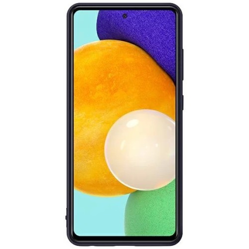 Dėklas Samsung Silicone Cover for Samsung A525 A52 4G/A526 A52 5G/A528 A52s 5G juodas