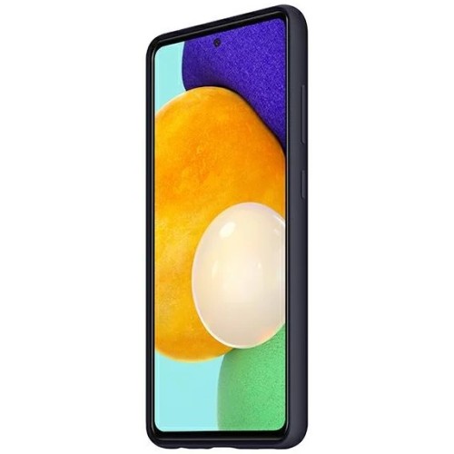 Dėklas Samsung Silicone Cover for Samsung A525 A52 4G/A526 A52 5G/A528 A52s 5G juodas