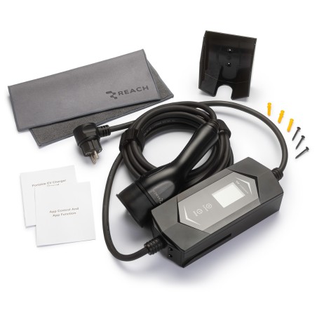 Elektromobilių įkroviklis Reach PEVC2 220V Type2 16A 3.5kW 5.0m