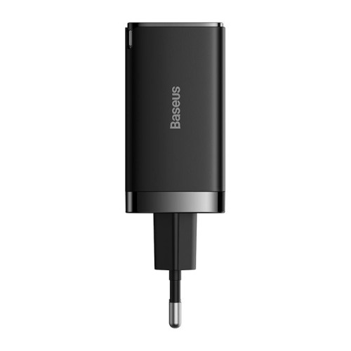 Įkroviklis Baseus GaN5 Pro 65W 2xUSB-C/USB-A + USB-C to USB-C cable juodas CCGP120201