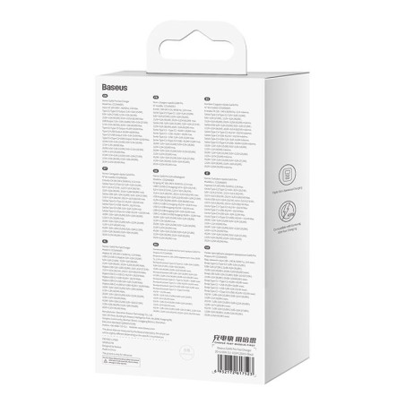 Įkroviklis Baseus GaN5 Pro 65W 2xUSB-C/USB-A + USB-C to USB-C cable juodas CCGP120201