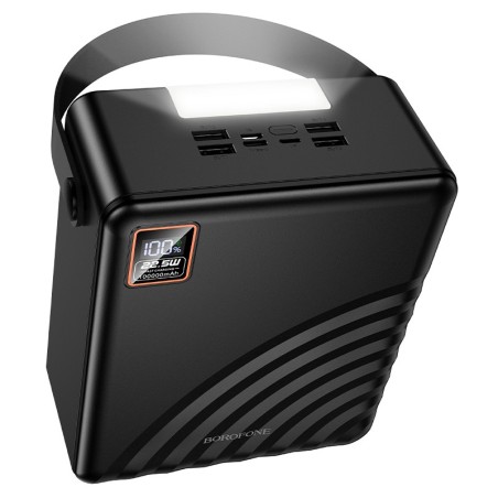 Išorinė baterija Power Bank Borofone BJ85 22.5W+PD20W 100000mAh juoda