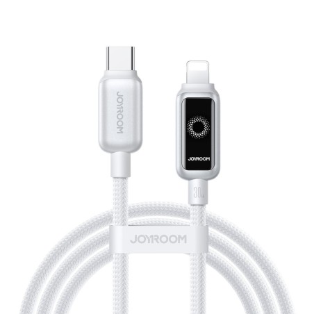 USB kabelis Joyroom S-A55 USB-C to Lightning 30W 1.2m baltas