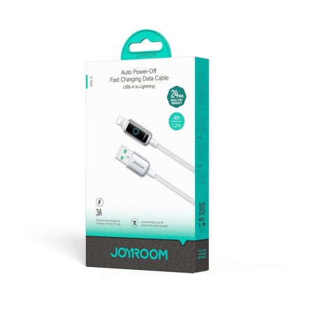 USB kabelis Joyroom S-A55 USB-A to Lightning 3A 1.2m baltas