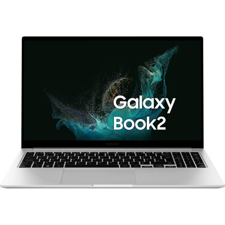 Samsung Galaxy Book 2 NP750XED 15.6"", Intel Core i7-1255U, 16GB, 512GB SSD, Windows, Sidabrinis