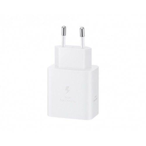 Įkroviklis Samsung EP-T4511XWEGEU 45W USB-C + USB-C to USB-C cable 1.8m baltas