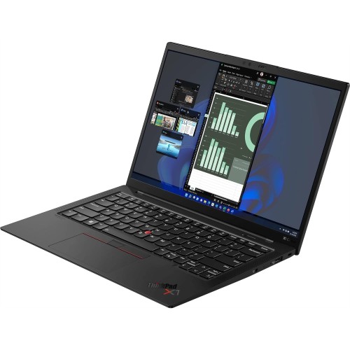 Lenovo Thinkpad X1 Carbon (10th Gen) 14", Intel Core i7-1255U, 16GB, 512GB SSD, be OS, Juodas