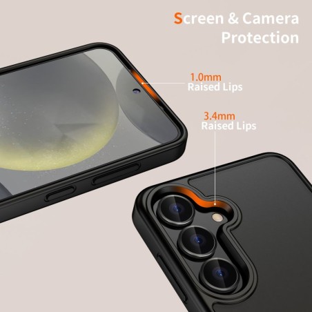 Dėklas Reach Matte Samsung A566 A56 5G juodas