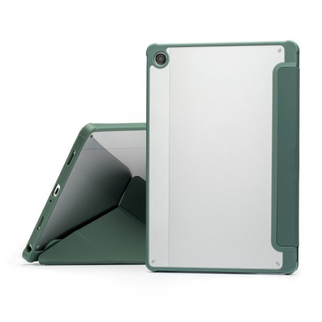 Dėklas Reach Origami Apple iPad 10.9 2022/iPad 11 2025 tamsiai žalias