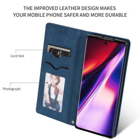 Dėklas Business Style Xiaomi Poco X8 Pro tamsiai mėlynas