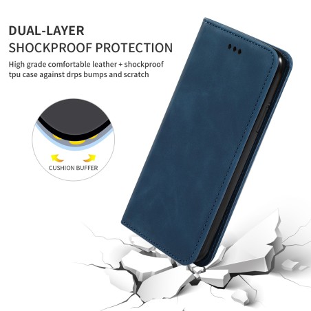 Dėklas Business Style Xiaomi Poco X8 Pro tamsiai mėlynas