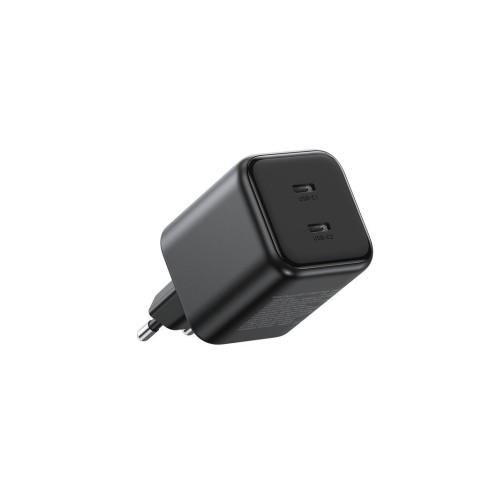 Įkroviklis Ugreen X526 GaN 45W 2xUSB-C juodas (65058)