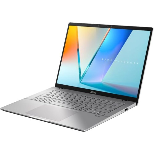 Asus Vivobook S14 (M3407) 14", AMD Ryzen 7 260, 16GB, 1TB SSD, be OS, Sidabrinis