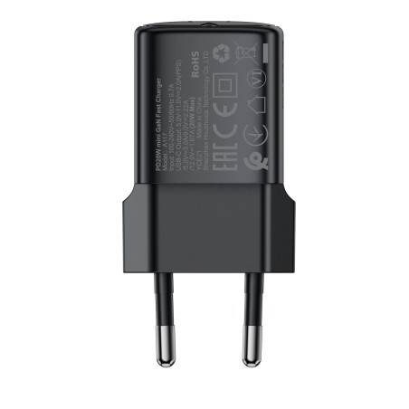 Įkroviklis Acefast A117 20W GaN USB-C juodas