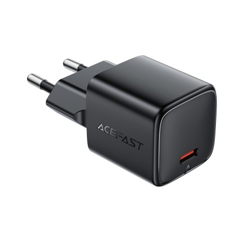 Įkroviklis Acefast A118 30W GaN USB-C juodas