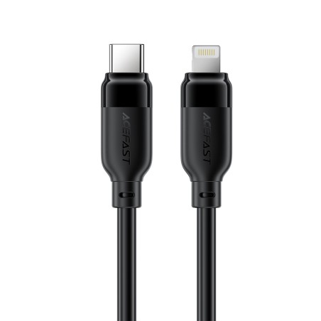 USB kabelis Acefast C16-01 USB-C to Lightning 1.2m juodas