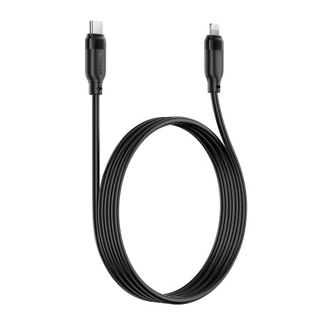 USB kabelis Acefast C16-01 USB-C to Lightning 1.2m juodas