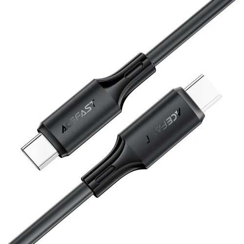 USB kabelis Acefast C17-03 USB-C to USB-C 1.2m juodas