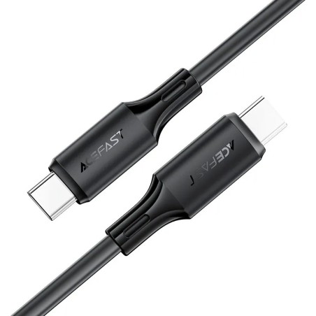 USB kabelis Acefast C17-03 USB-C to USB-C 1.2m juodas