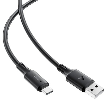 USB kabelis Acefast C17-04 USB-A to USB-C 1.2m juodas