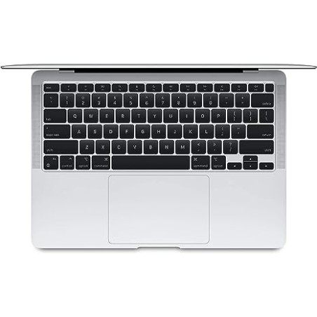 Apple Macbook Air (13" 2020, M1), Apple M1, 16GB, 256GB SSD, macOS, Pilkas, Klasė B