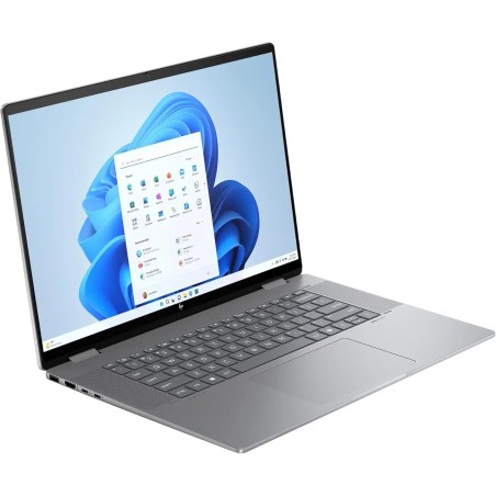 HP Envy x360 16-ac0002np Touch 16", Core Ultra 7 155U, 16GB, 1TB SSD, Win 11 Home Installed, Sidabrinis