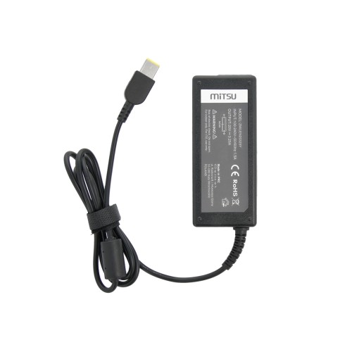 Mitsu charger 20v 3.25a (square 11.0x4.5 pin - Yoga) 65W for Lenovo