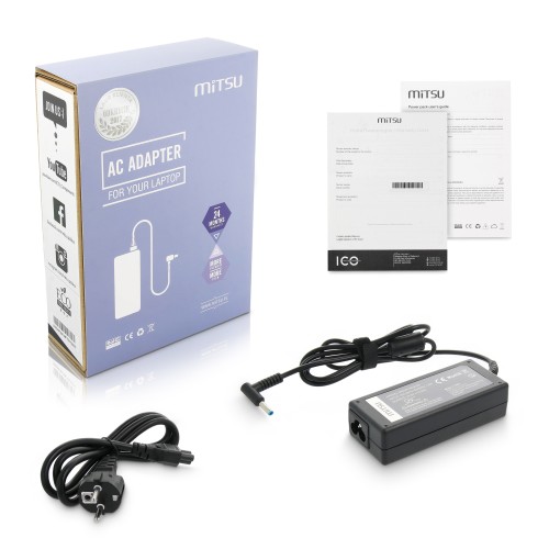 Mitsu charger 19.5v 3.33a (4.5x3.0 pin) 65W for HP