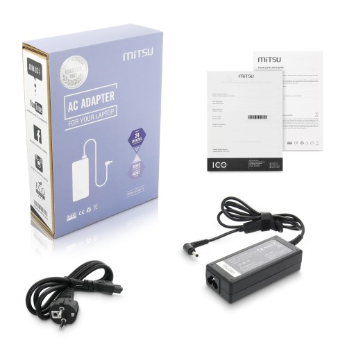 Mitsu charger 19v 3.42a (4.0x1.35) 65W for Asus
