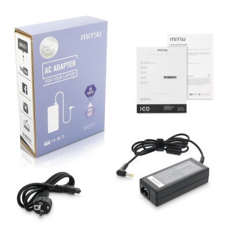 Mitsu charger 19v 3.42a (5.5x1.7) 65W for Acer, Packard Bell