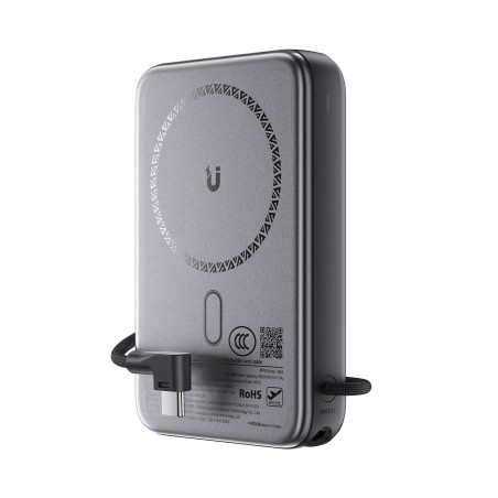 Išorinė baterija Power Bank Acefast M24-10000 22.5W Magnetic Wireless 10000mAh juoda