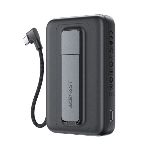 Išorinė baterija Power Bank Acefast M24-10000 22.5W Magnetic Wireless 10000mAh juoda