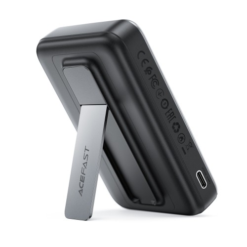 Išorinė baterija Power Bank Acefast M24-10000 22.5W Magnetic Wireless 10000mAh juoda