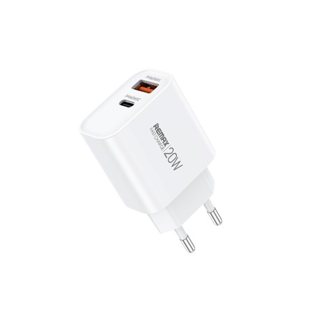 Įkroviklis Remax RP-U120 20W USB-C/USB-A baltas