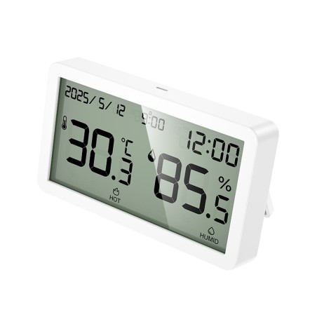 Elektroninis laikrodis su higrotermometru Hoco HX42 baltas