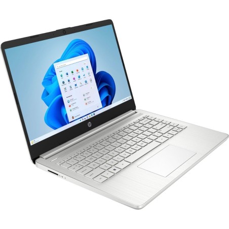 HP Laptop 14-cf0006ne 14", Intel Core i5-8250U, 4GB, 1TB HDD, be OS, Sidabrinis