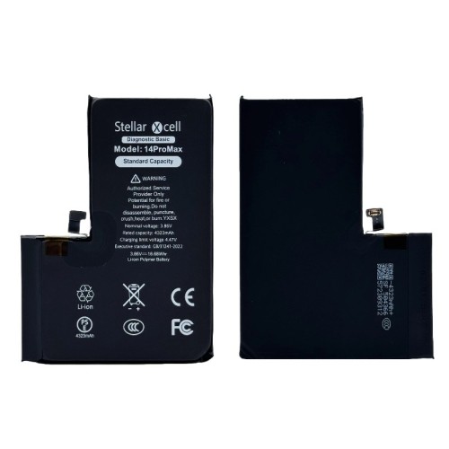 Akumuliatorius StellarXcell Diagnostic Apple iPhone 14 Pro Max 4330mAh (Standart Capacity + HQ Copy BMS)