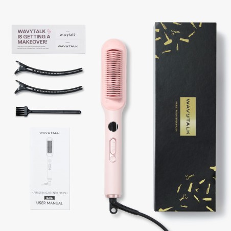 Plaukų formavimo šukos Wavytalk Sleek Sweep rožinės