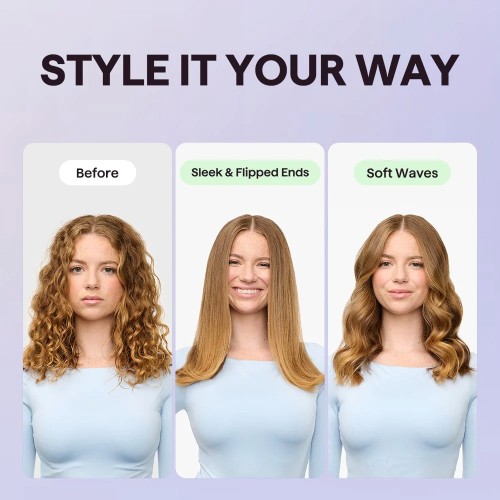 Plaukų formavimo šukos Wavytalk Sleek Sweep rožinės