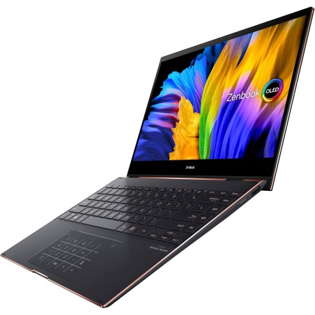 Asus Zenbook Flip 13 UX371 (11th Gen Intel) Touch 13.3, Intel Core i7-1165G7, 16GB, 1TB SSD, Windows, Juodas
