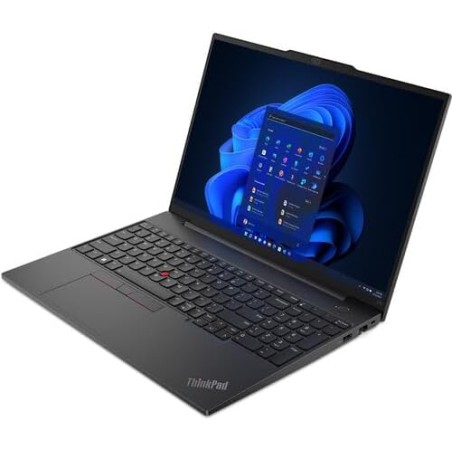 Lenovo ThinkPad E16 Gen 1 (AMD) 16", AMD Ryzen 7 7730U, 16GB, 512GB SSD, Win 11 Home Installed, Juodas