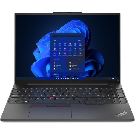 Lenovo ThinkPad E16 Gen 1 (AMD) 16", AMD Ryzen 7 7730U, 16GB, 512GB SSD, Win 11 Home Installed, Juodas