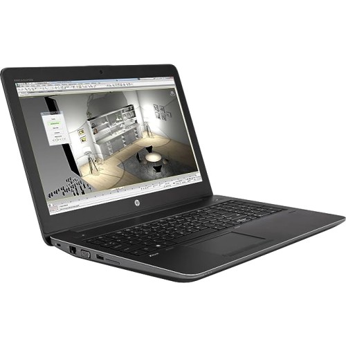 HP Zbook 15 G4 15.6, Intel Core i7-7820HQ, 32GB, 512GB SSD, WIN 10, Juodas